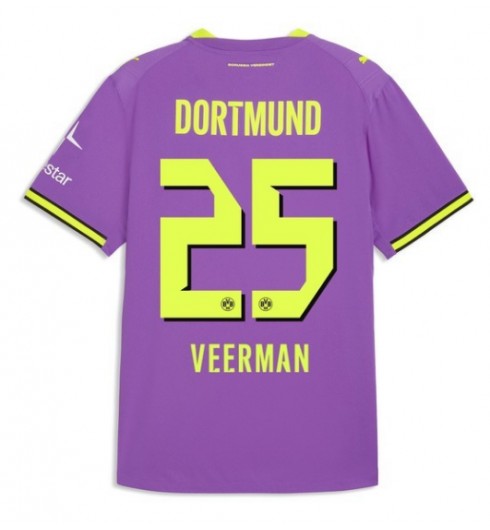 Borussia Dortmund Joey Veerman #25 Alternativní Dres 2026-27 Krátký Rukáv Borussia Dortmund Joey Veerman #25 Alternativní Dres 2026-27 Krátký Rukáv